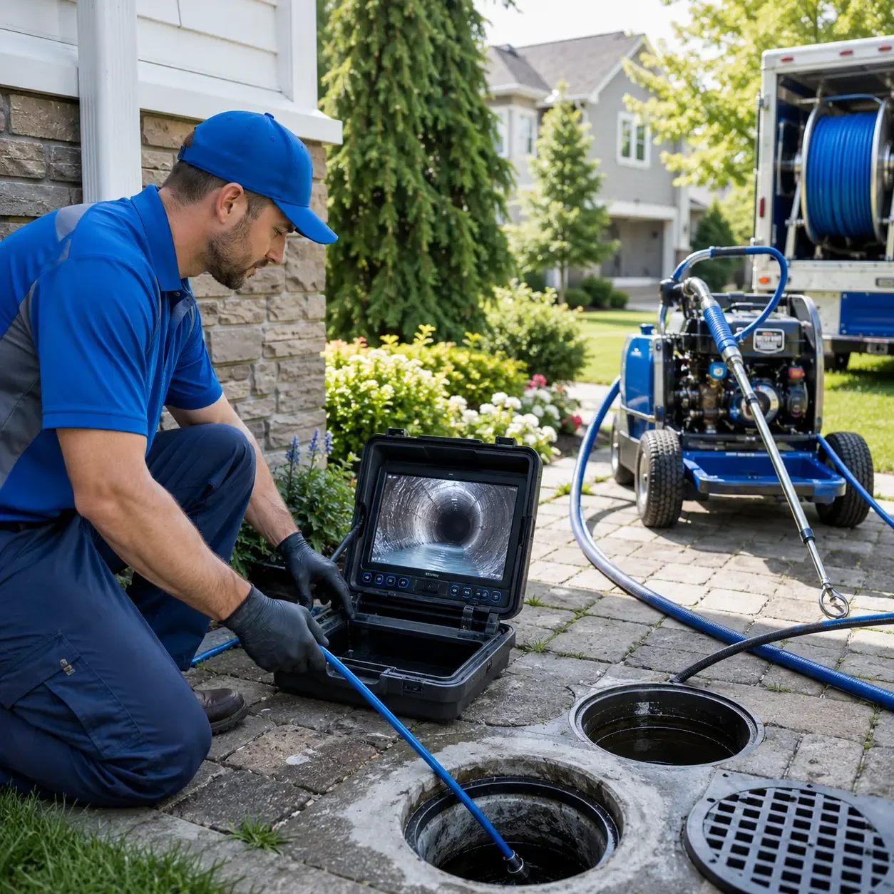 Outdoor drain cleaning professionals serving Lisbon, NH